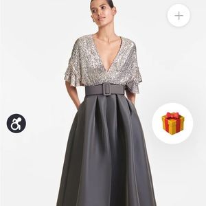 Sachin & Babi Simone Gown